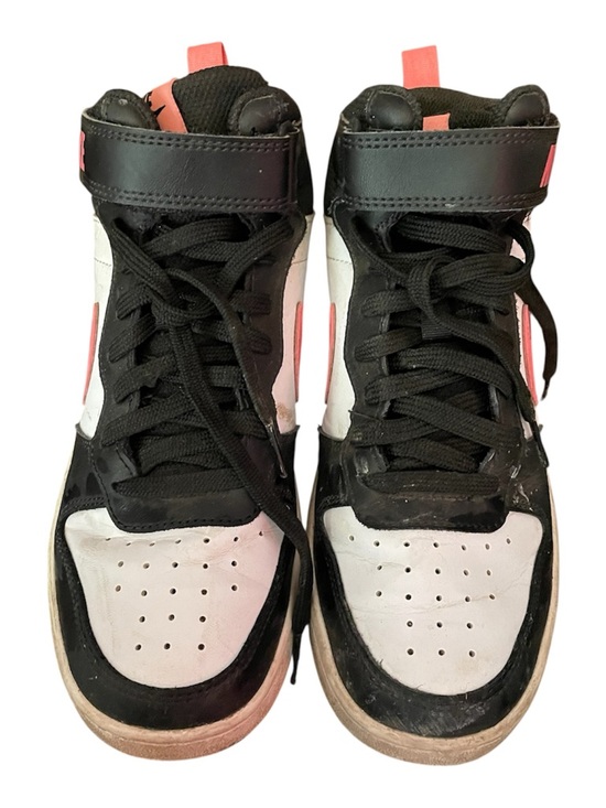 Nike Other - Nike Kids High-Top Sneakers in Black, White & Pink